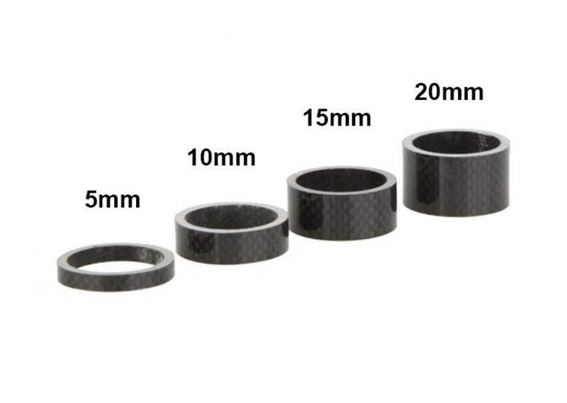 TOSEEK 3K Full Carbon Headset Spacers 1-1/8″ Bike Spacer Steerer Washers 5~200mm