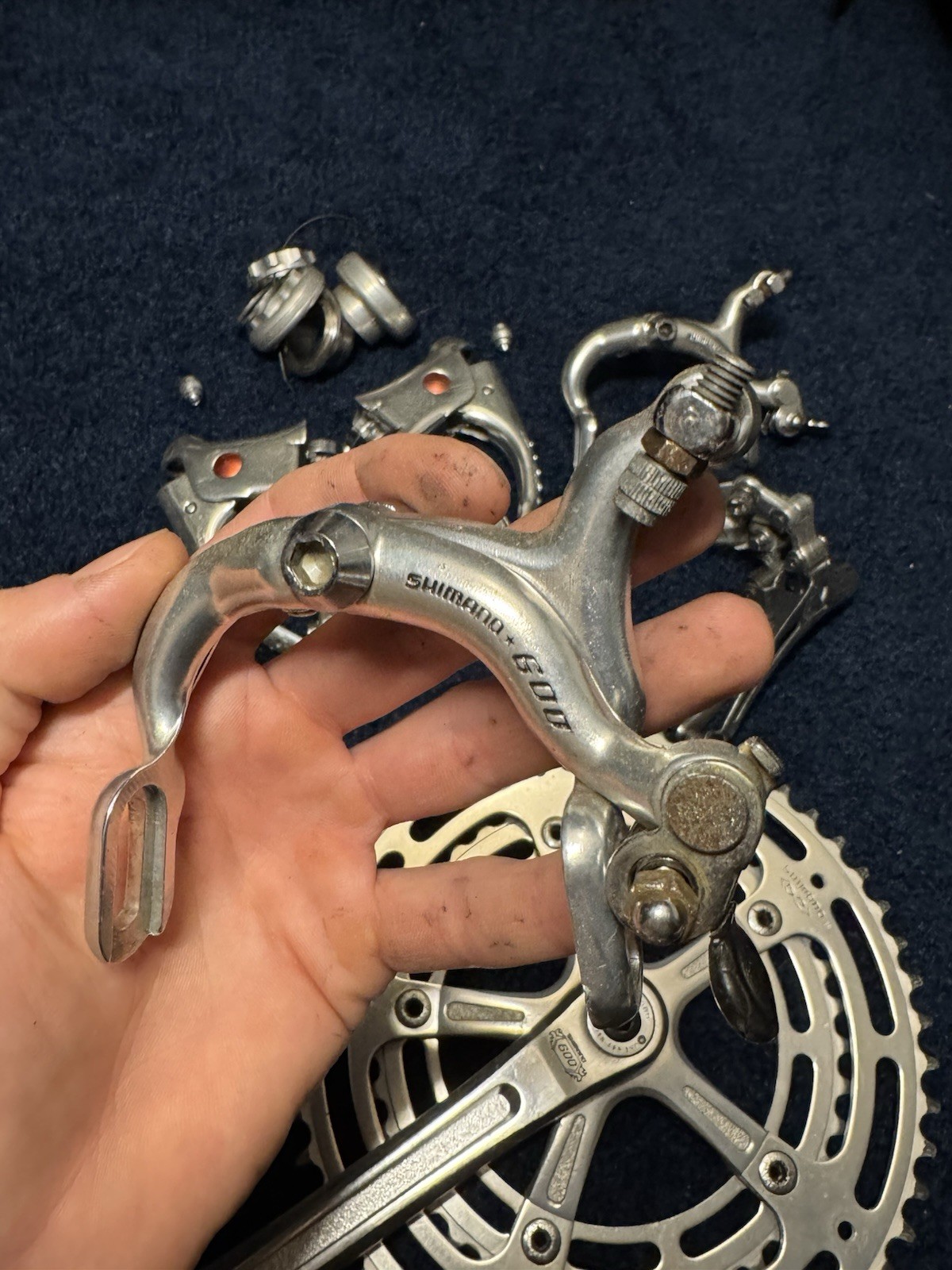 Shimano 600 Arabesque Groupset Crankset, Derailleurs, Shifters, Brakes, Headset