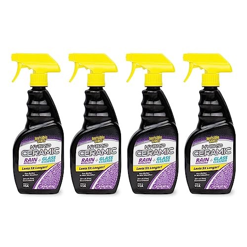 92183-4PK Hybrid Ceramic Rain Repellent and Glass Cleaner 16 Fl Oz (Pack of 4)