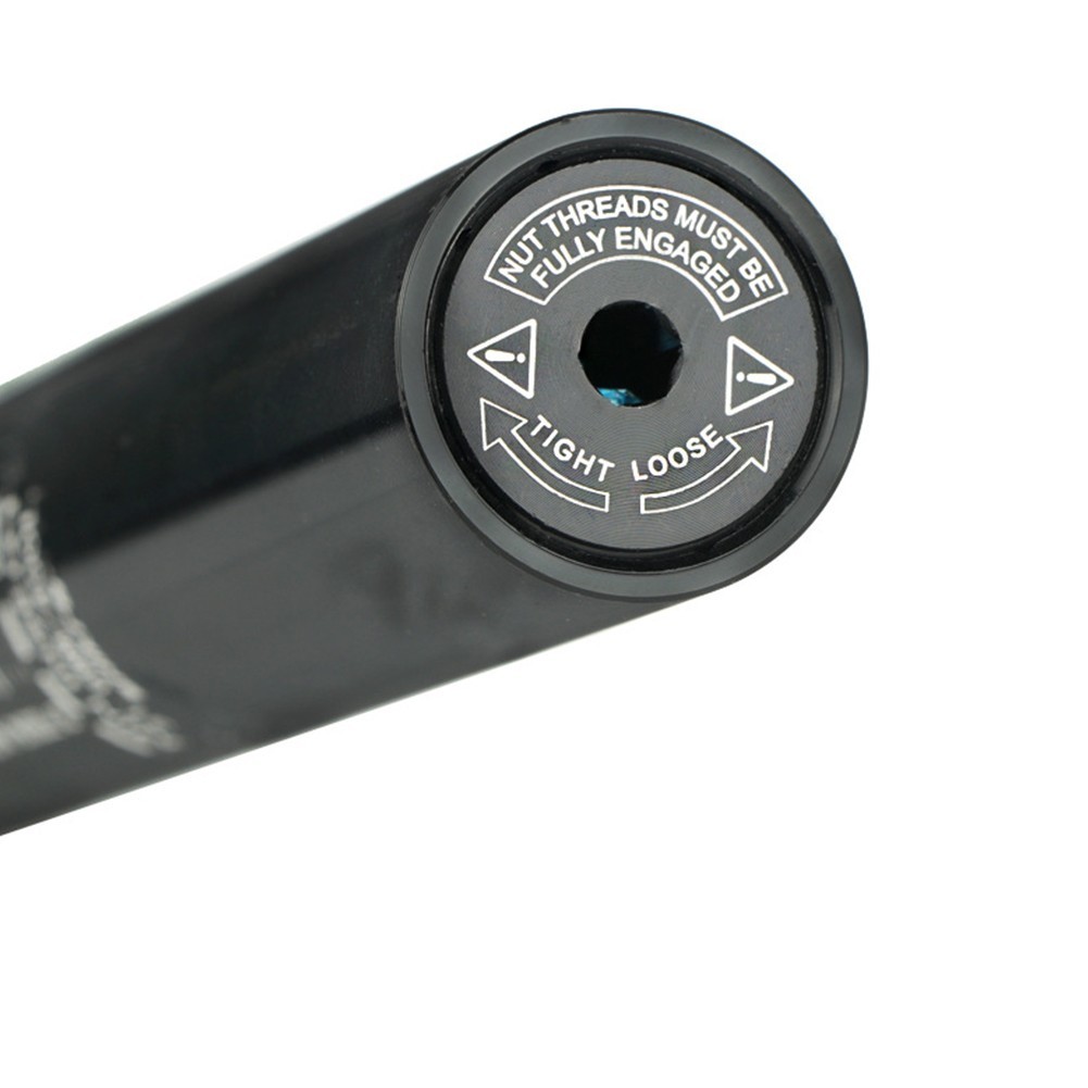 Seatpost Bike Shock Absorber Spring 27.2-33.9x400MM Aluminum Alloy Black