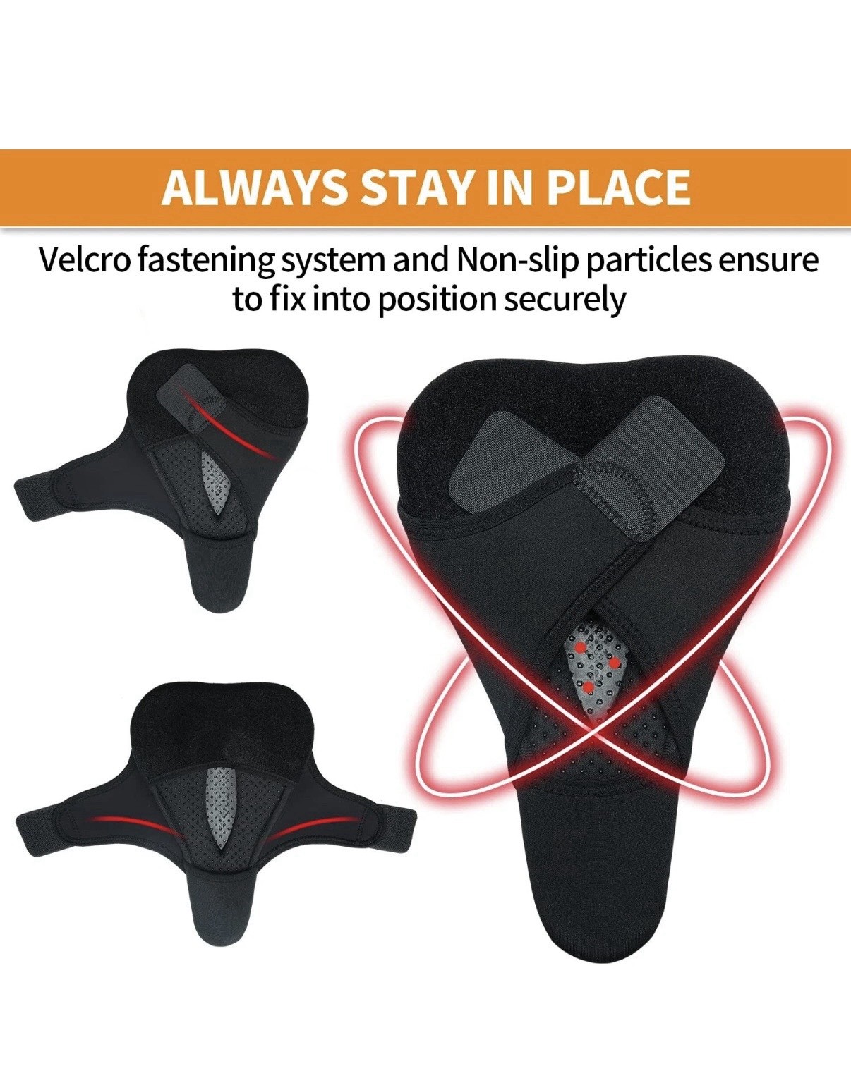 NEW! Bike Seat Cover, Gel Padded Bike Seat Cushion, Bicycle Saddle Pad