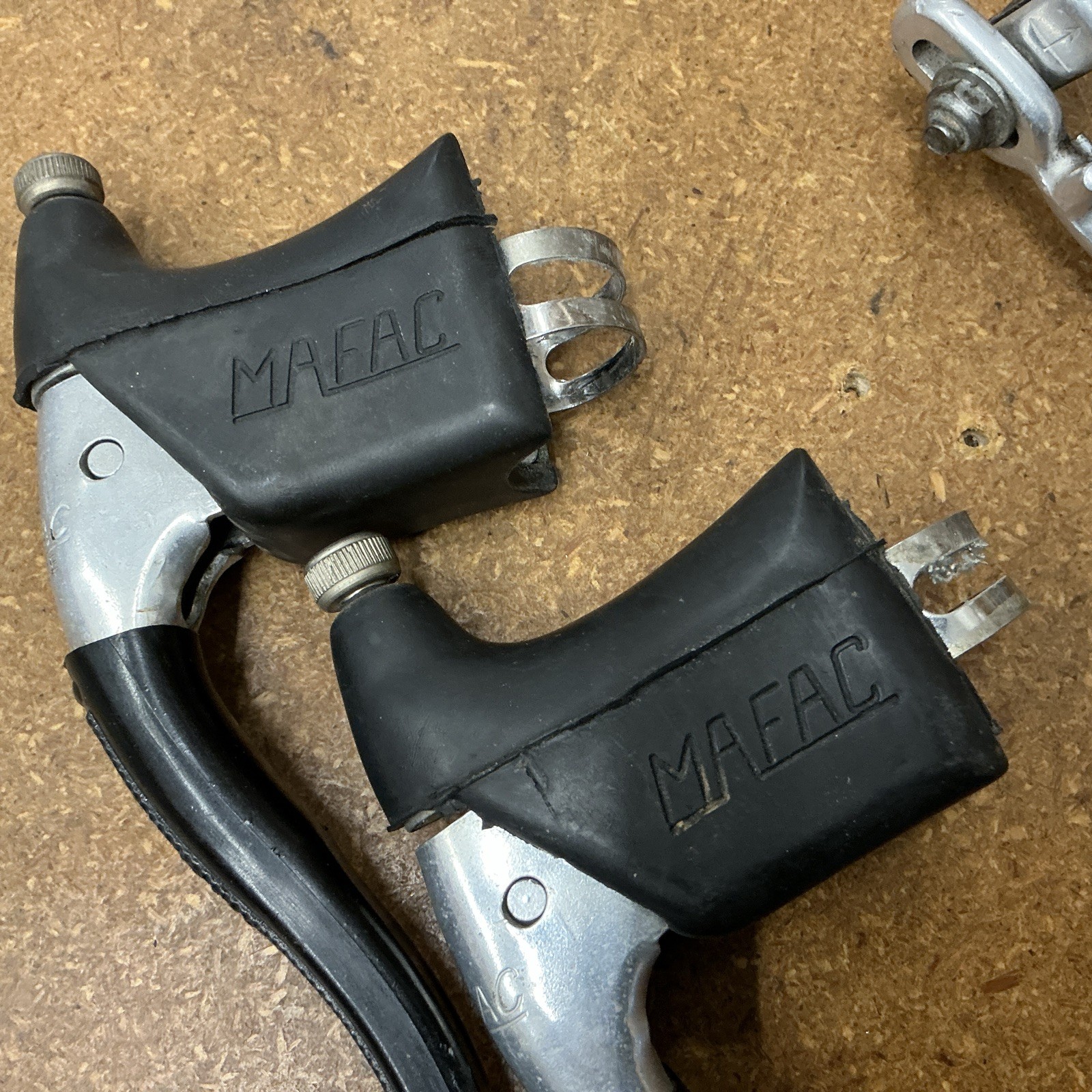 Vintage MAFAC RACER Centre Pull Brake Calipers + Levers Complete Set