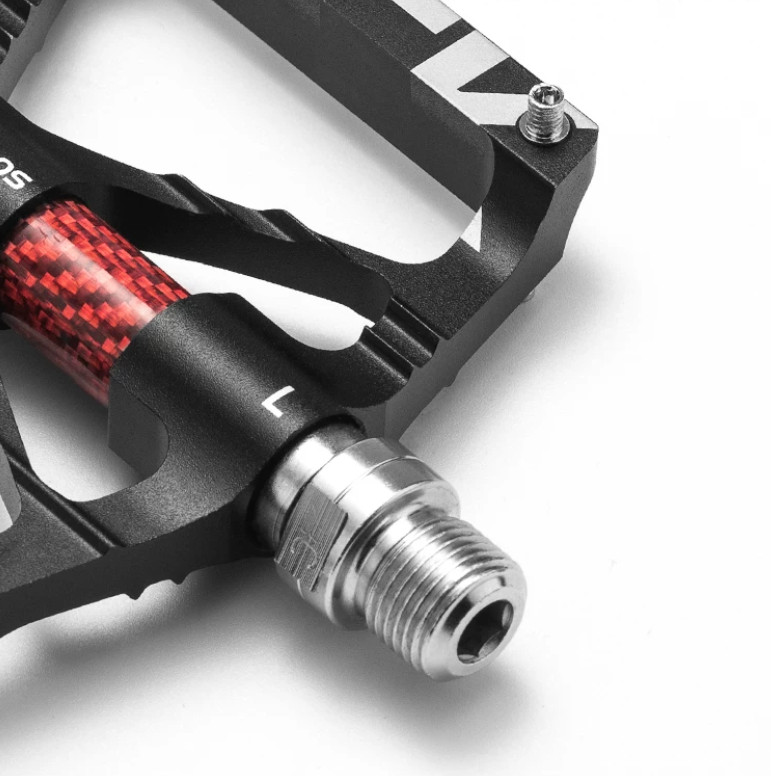 ROCKBROS Bike Pedals 9/16» Aluminum Alloy Bearing Non Slip Pedals Road Mountain