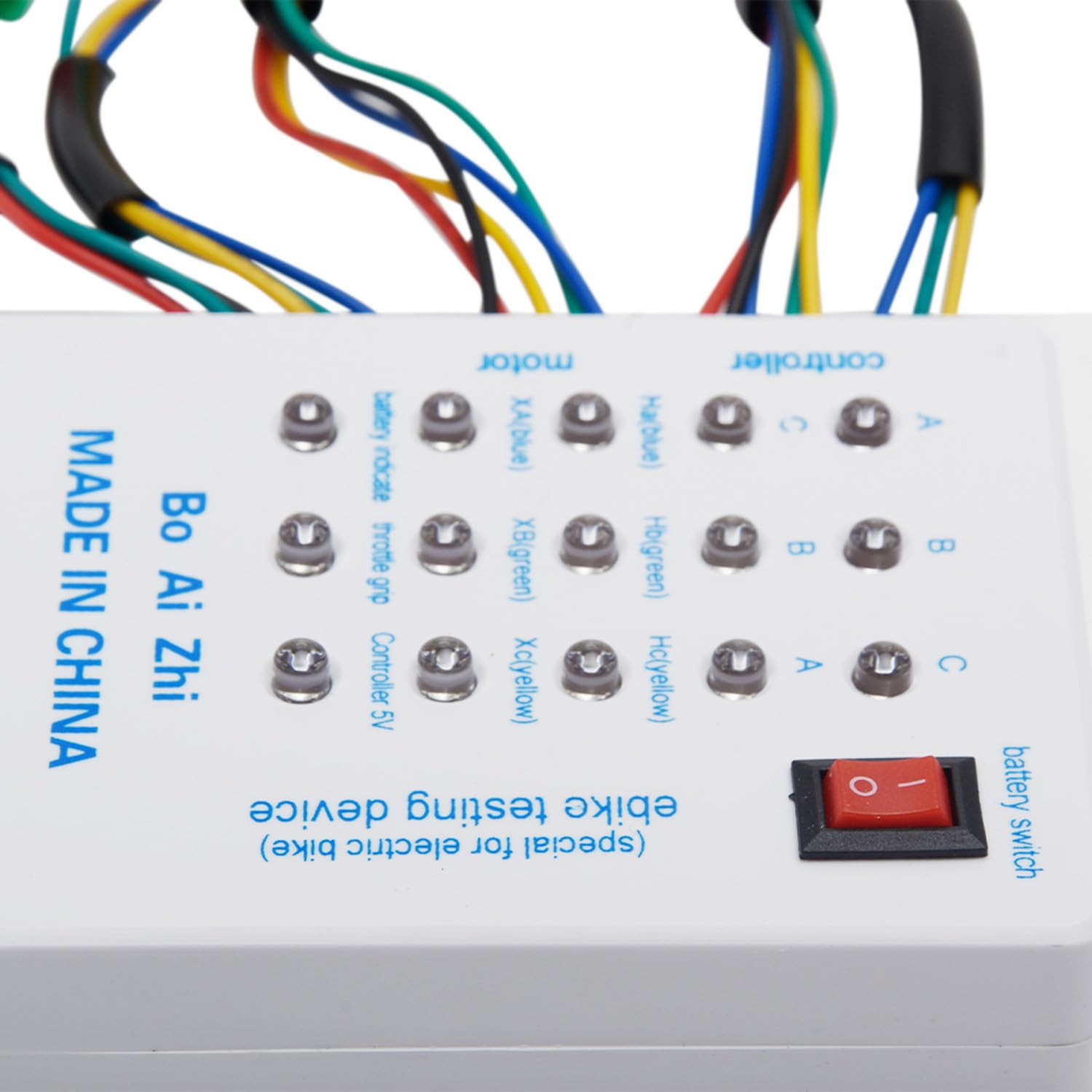 E-Bike Tester 24V/36V/48V/60V/72V Brushless Motortester with Indicator, Electro