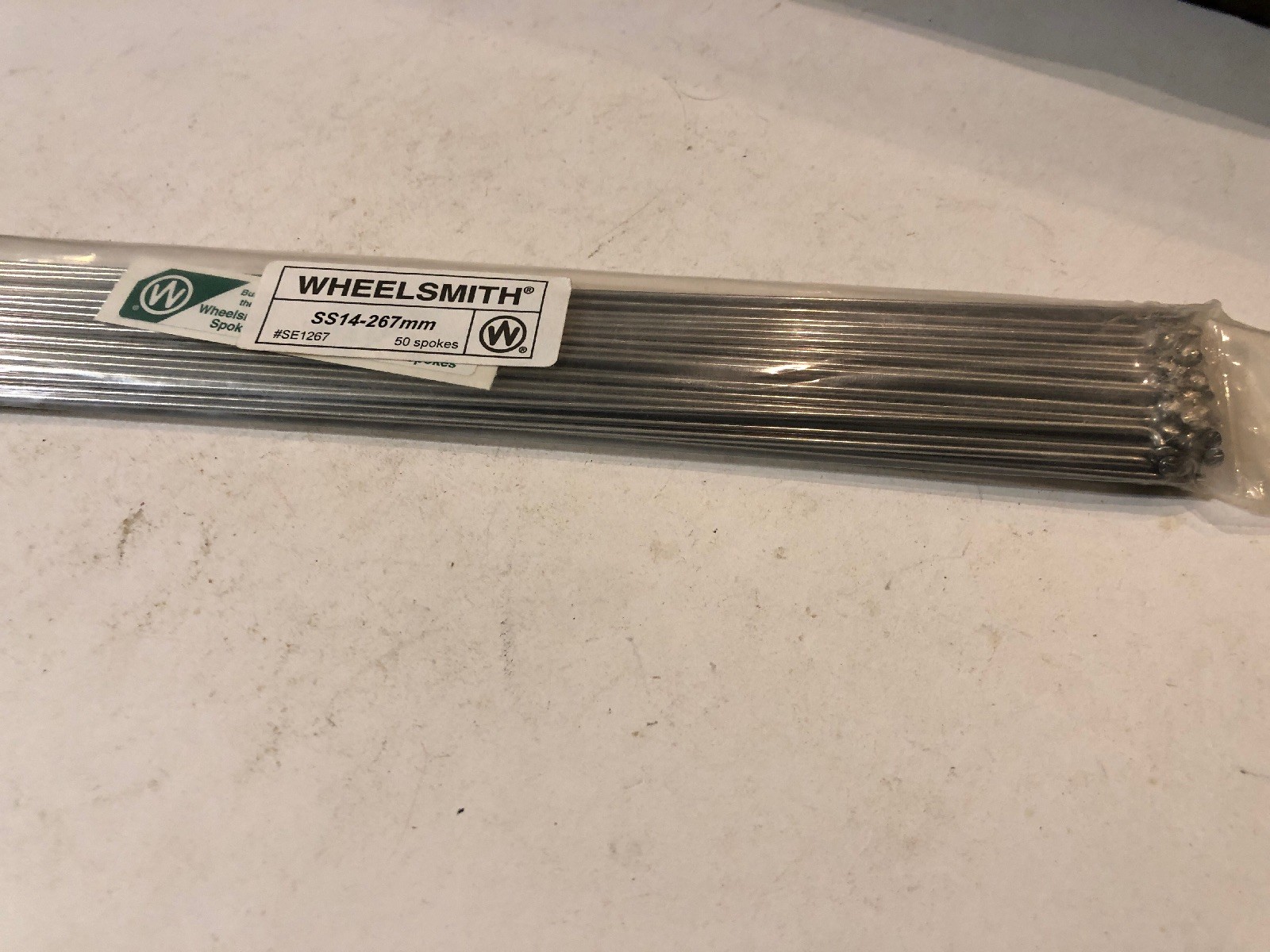 Wheelsmith SS-14-267mm Spokes Silver Bag of 50
