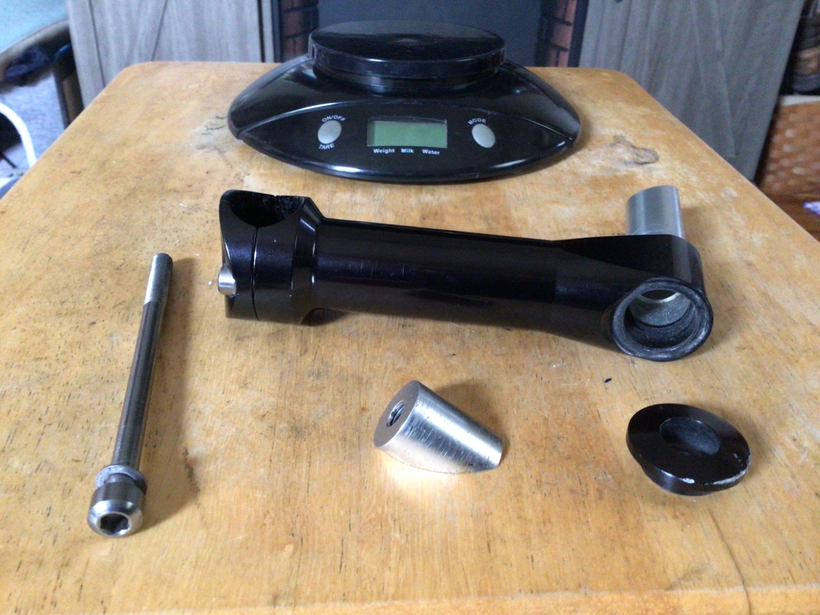 Ringle Quill Stem 1” x 130mm billet, MTB Kooka Ritchey 22.2 titanium bolt 258g