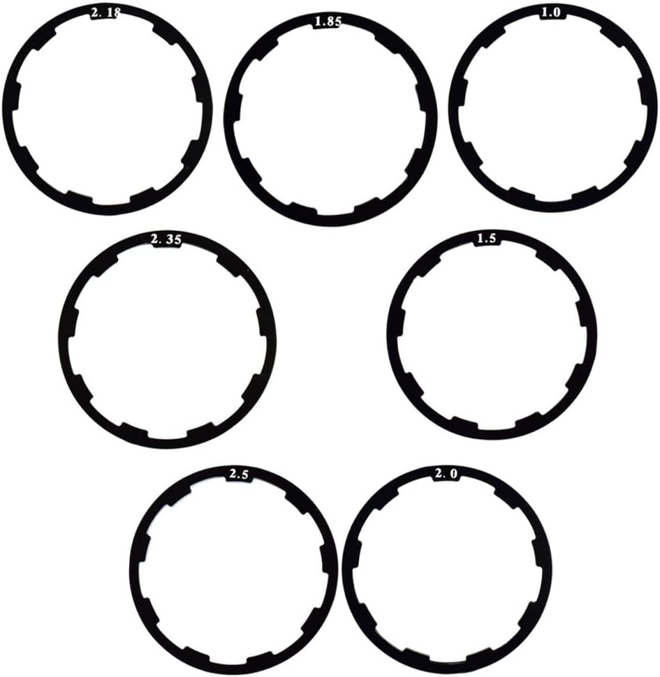 High-Quality Flywheel Washer Spacer Set for Precise Bike Adjustments 1-2.5mm