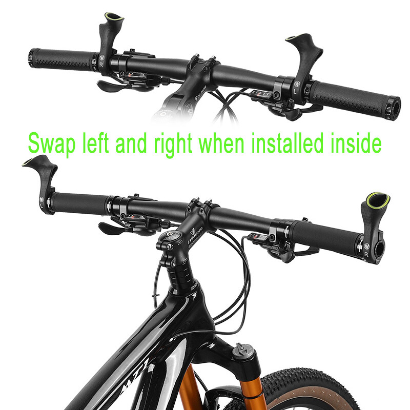 Mini MTB Inner Bar Ends Ergonomic Handlebar Ends for Mountain Bike 22.2mm