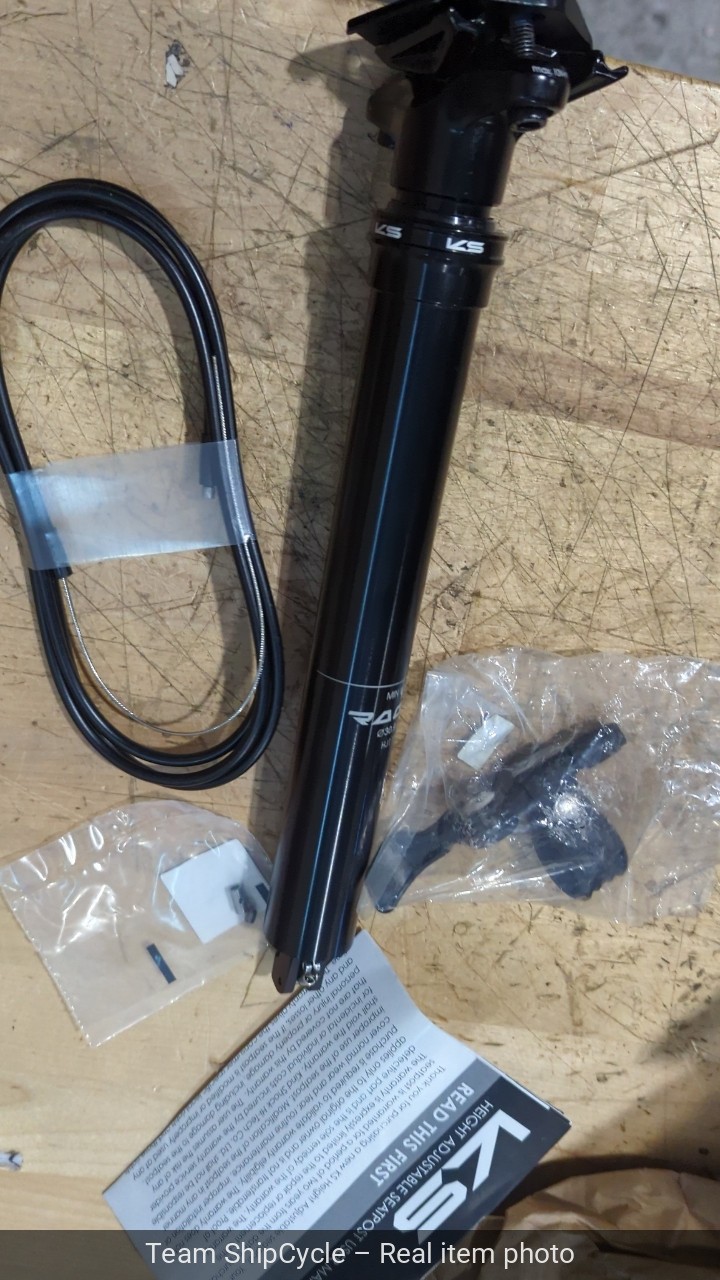 DAMAGED Kind Shock Ragei Alloy Dropper Seatpost 150mm Travel 309x442mm w KS R