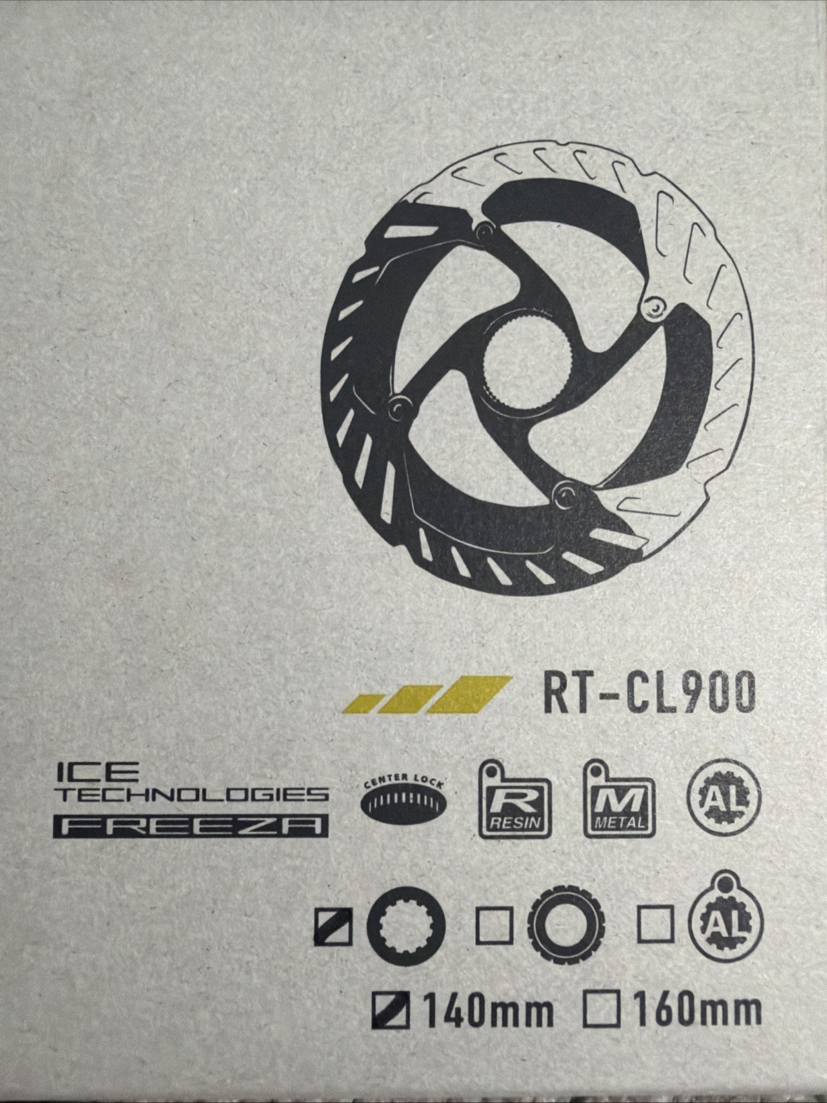 Shimano RT-CL900 Disc Brake Rotor – 140mm – IRTCL900SSI
