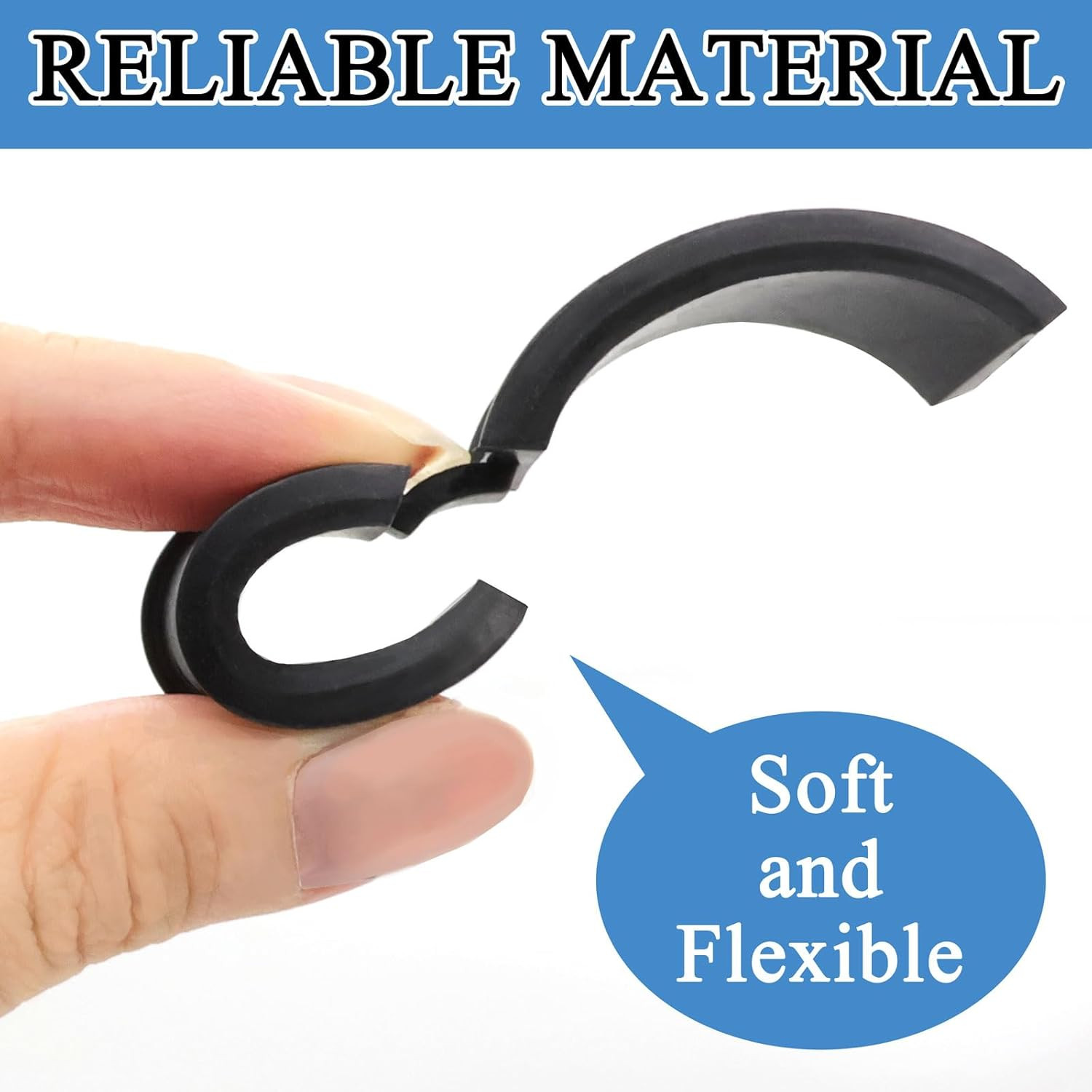 16 Pcs Bicycle Handlebar Rubber Gasket Shim Adapters Non-Slip Stem Spacer Kit