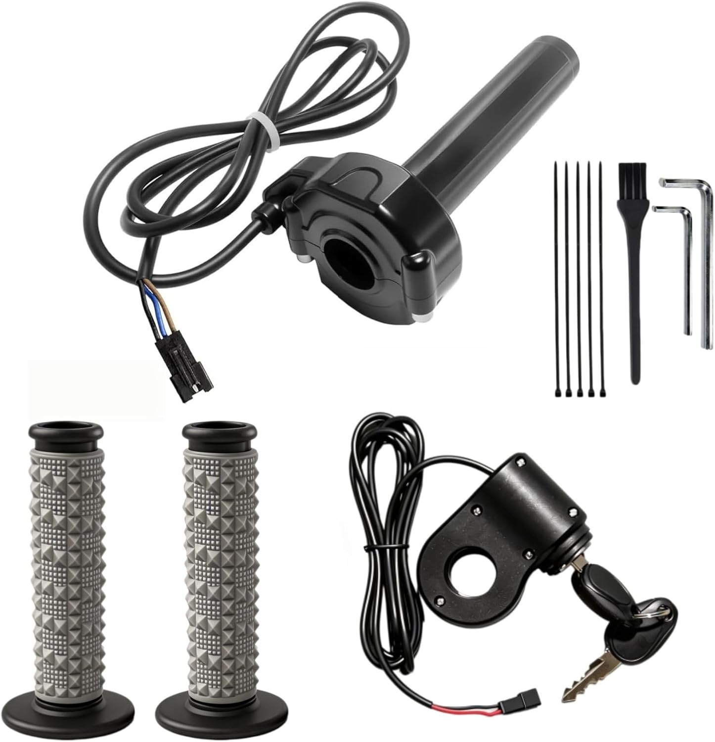 Surron Throttle for Ridstar Q20, Full Twist Throttle with Rolling Bearing, Plug