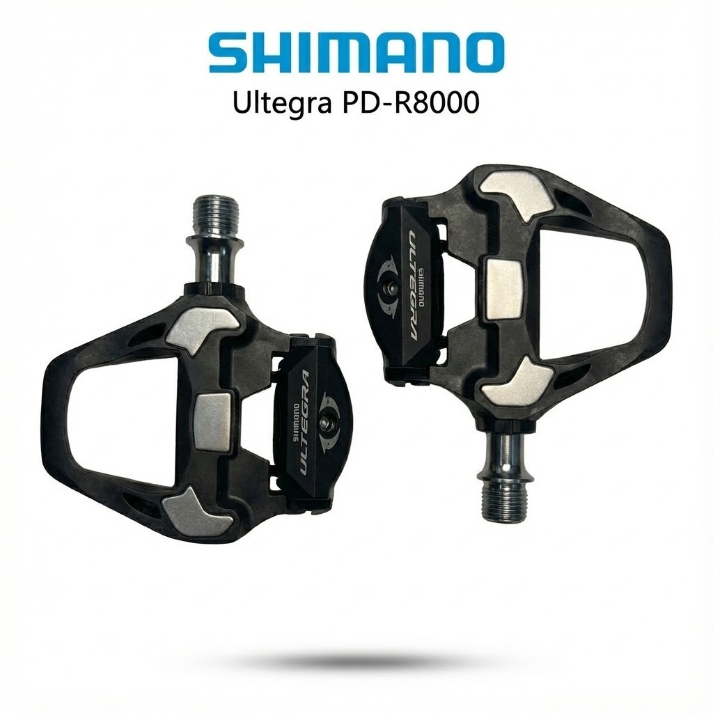 Shimano Ultegra PD-R8000 SPD-SL Carbon Pedal 9/16″ Road Bike Cycling SH11 Cleat