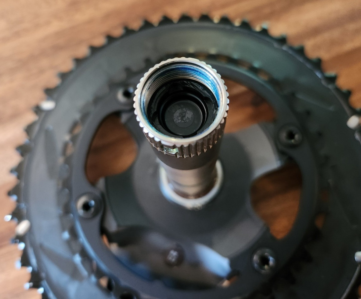 Shimano FC-R8100 Ultegra 50/34T 170mm 12-Speed Crankset – Black, take-off