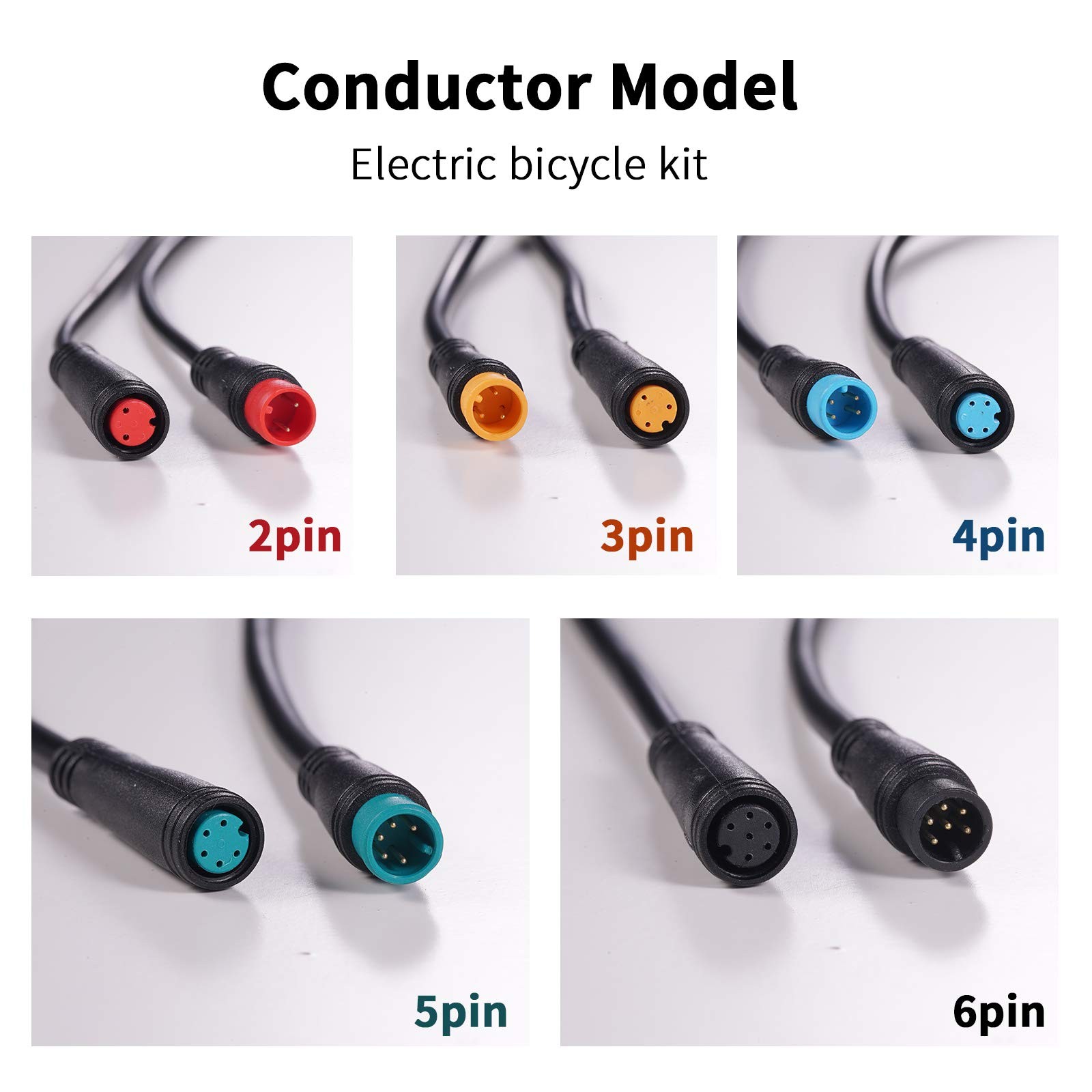 Extension Cable 2Pin/3Pin/4Pin/5Pin/6Pin/8Pin/9Pin Waterproof Plug Works for …