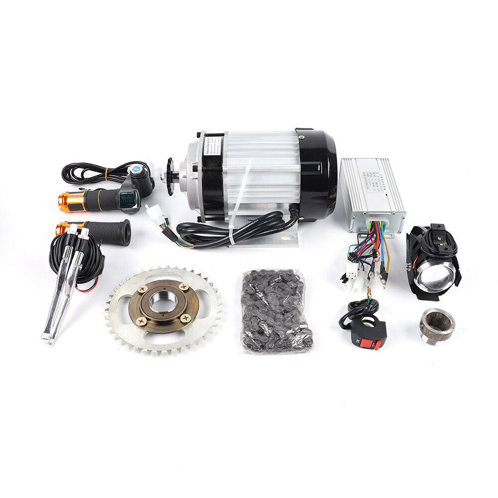 48V 500W/750W Electric Brushless Geared Motor Kit For E-Tricycle Rickshaw Bikes