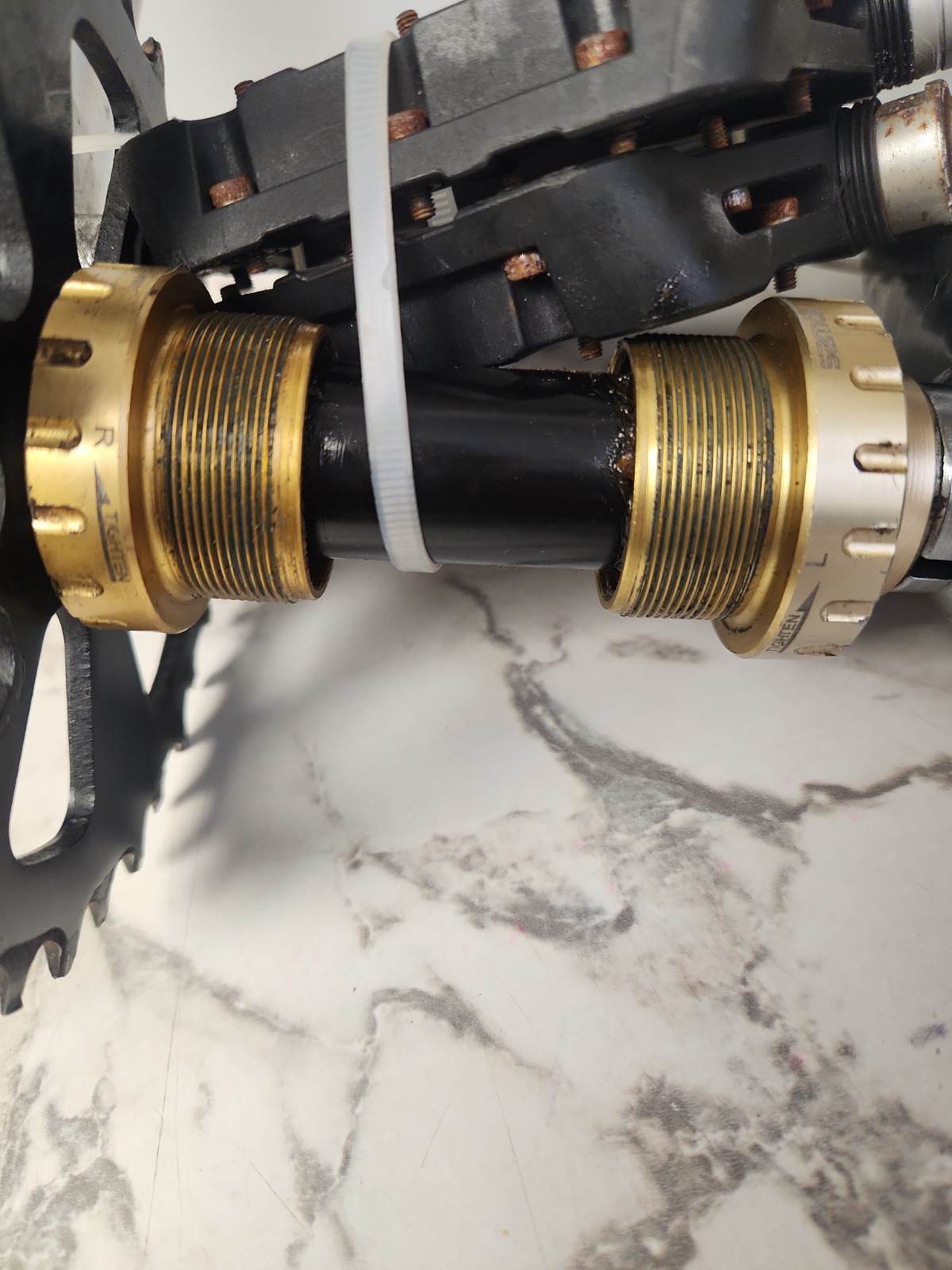 SE BIKES Crank Set BMX V-Ridge 175 Cp W/Bb Axle And Pedals