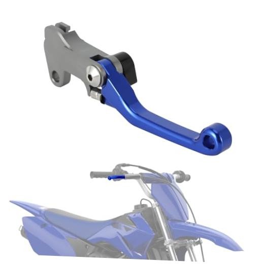 Dirt Bike Brake Lever Foldable CNC for TTR 110 TTR110 2015-2025 Blue
