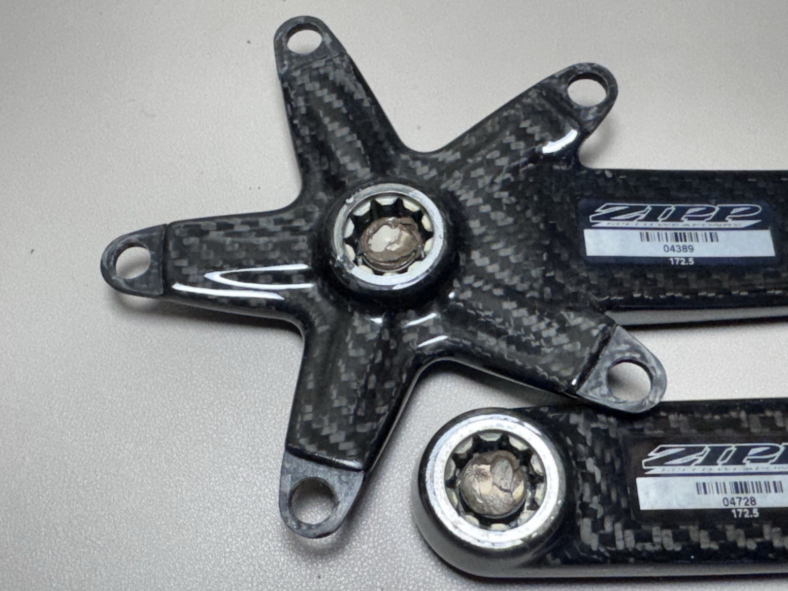 Zipp Carbon Fiber Crankset 172.5mm 130 BCD Spider