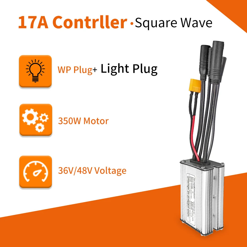 Electric Bicycle KT Controller 36V 48V Waterproof Brushless 250W 350W 500W 1000W