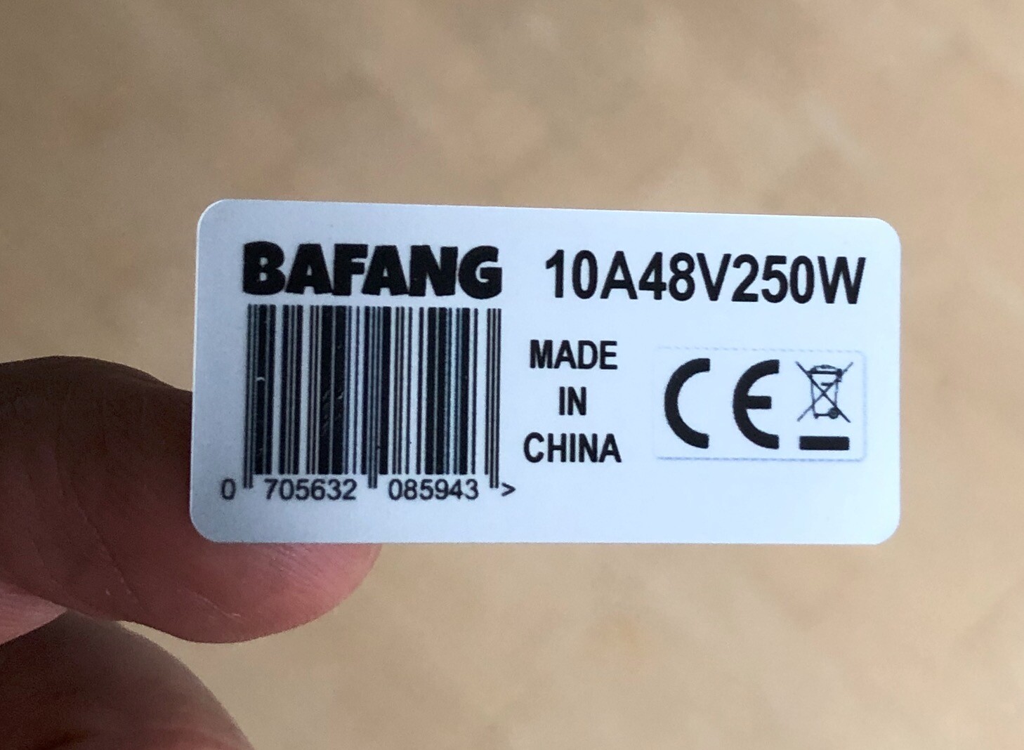 2x motor sticker decal BAFANG 250w 48V 36V BBS02B BBS01 Ebike legal silver