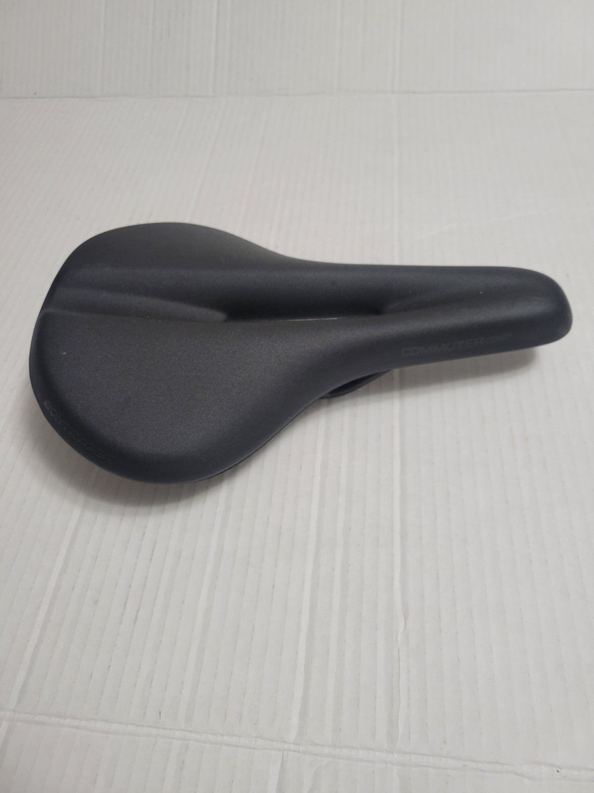 Bontrager Cutaway Saddle/Seat w/ Steel Rails, Black, Synthetic/Steel, Universal