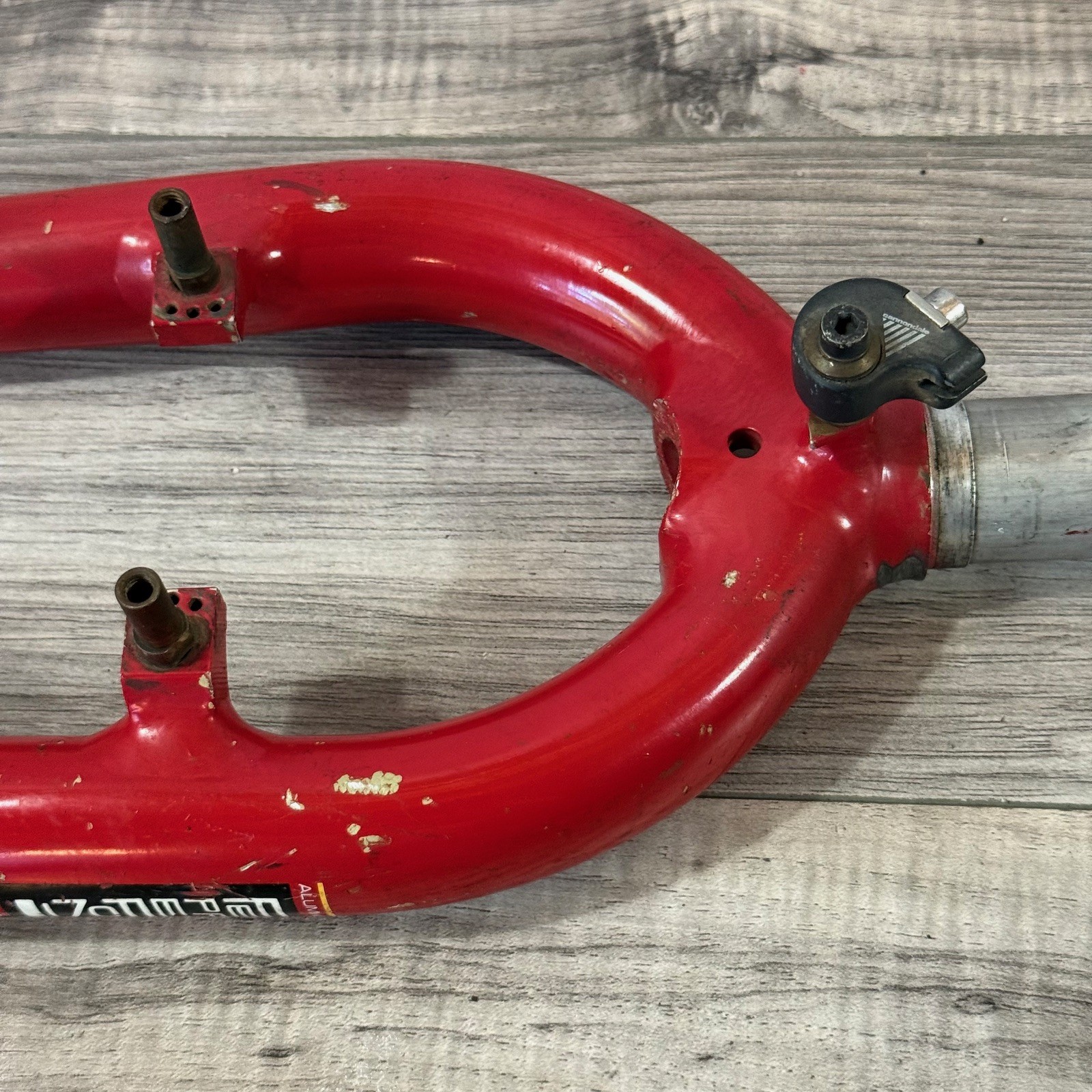 Vintage Cannondale Pepperoni 1 1/4 Threaded Steel Steerer Red 137mm 26