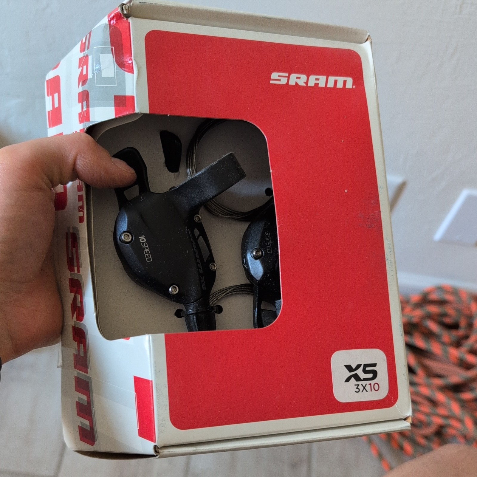 SRAM X5 3×10-Speed Trigger Shifter Set with Exact Actuation Technology