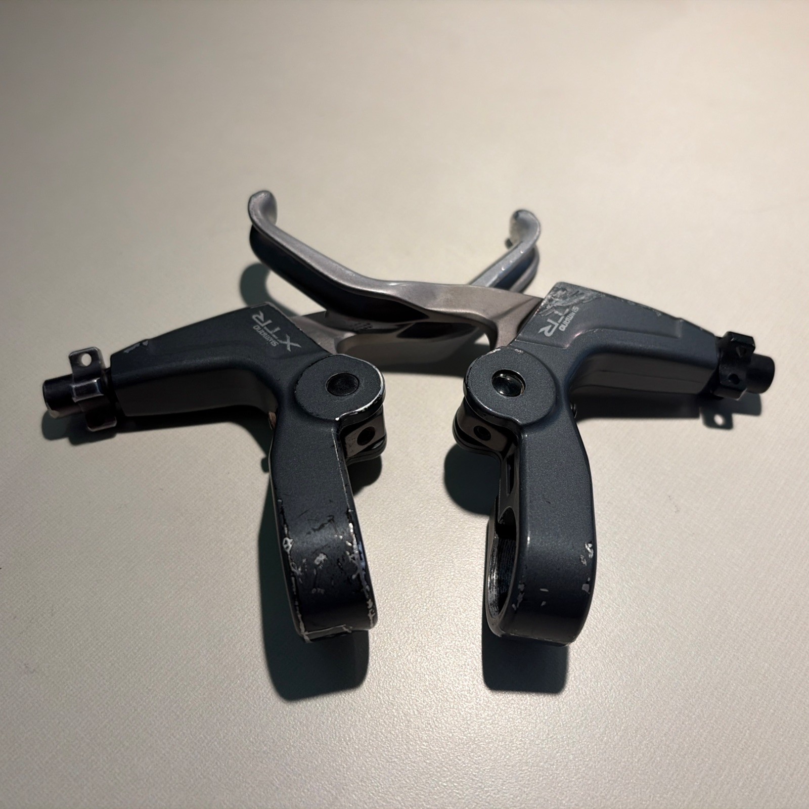 VINTAGE Shimano XTR BL-M950 V-BRAKES Linear PULL Brake LEVERS – MTB Japan