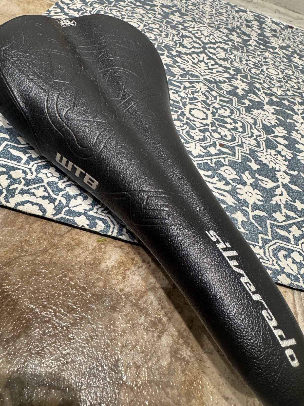 WTB Silverado Team Saddle Carbon Rails 133mm MTB Gravel Bike Seat