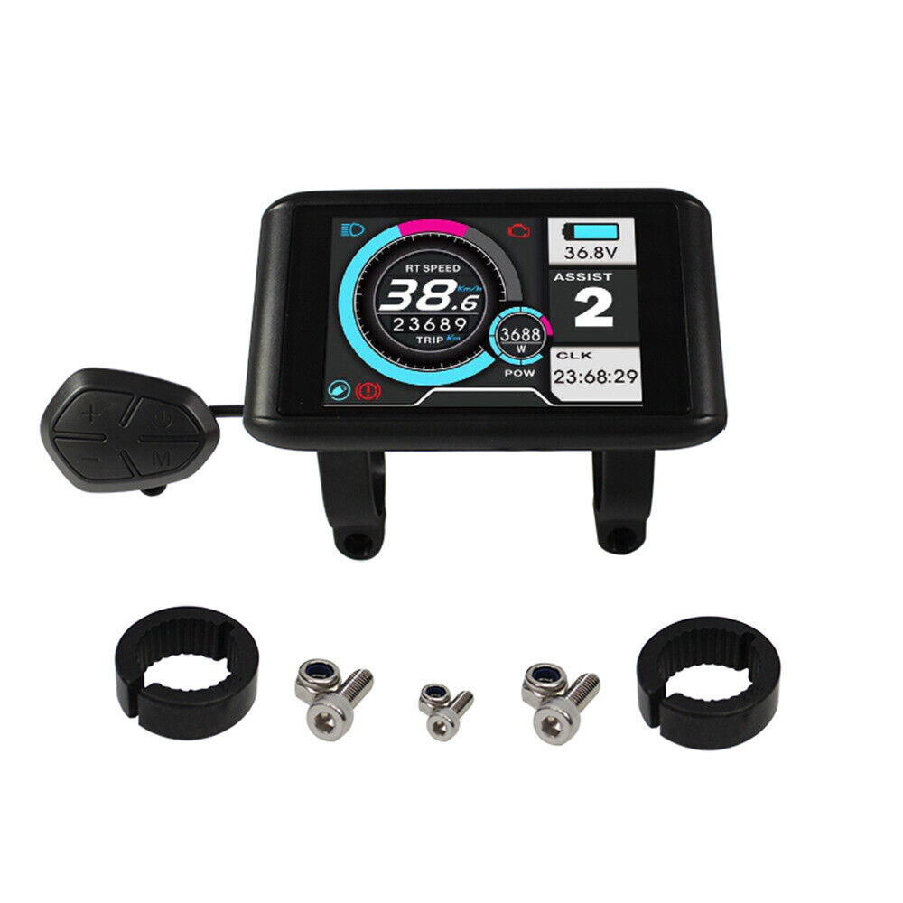 48V 52V 60V 72V E-bike Controller 1500W-3000W 3-Mode Sinewave LCD Display Kits