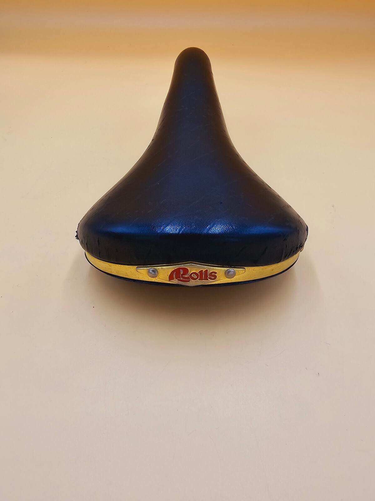 Saddle Selle San Marco Rolls black black gold vintage retro saddle black