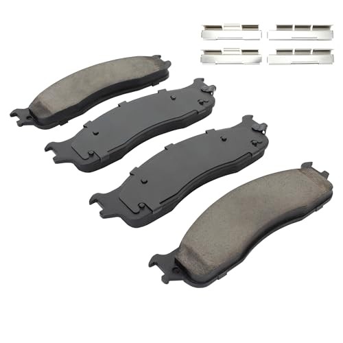 Front Ceramic Brake Pads, Premium 1001-0965C, Compatible with 2003 BP0965-C