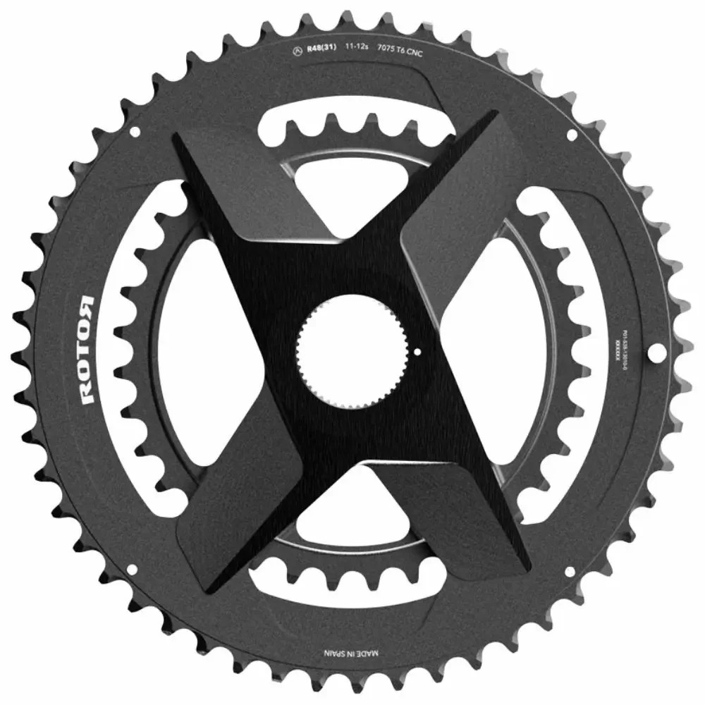 ROTOR Direct Mount Road Chainring. Round Universal Tooth