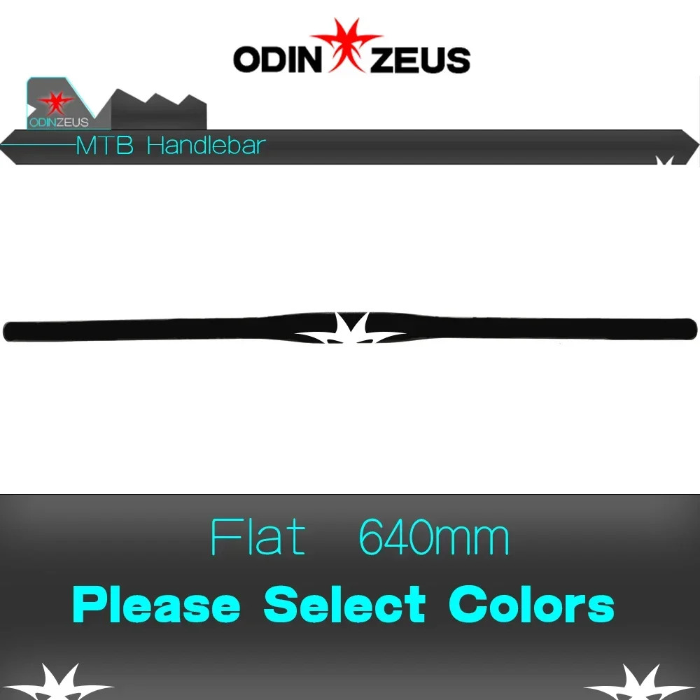 Ultra Light Mountain Bike Carbon Handlebar Flat Curved Upright BMX Handlebar