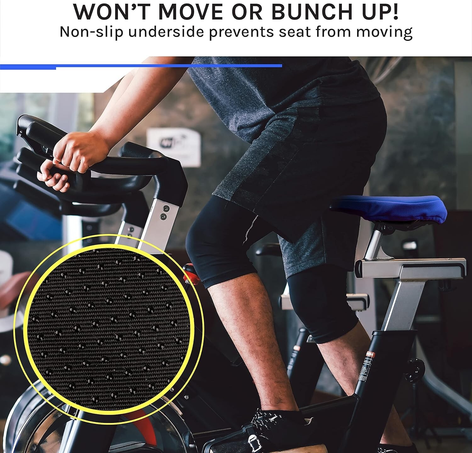 10.5”x7” Gel Bicycle Seat Cover – Ultimate Comfort for Men & Women Cyclists