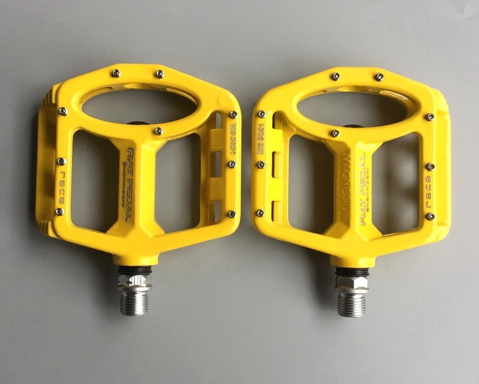 9/16″ Bicycle Pedal 3 Bearings Flat/Platform Pedals MTB Road Bike SHANMASHI 5051