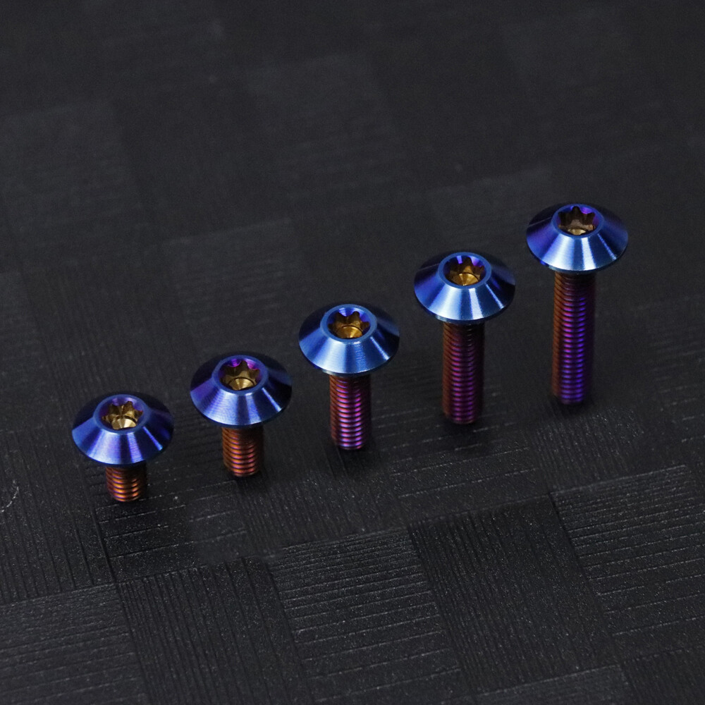 TC4 Titanium Screws Trox Umbrella Head Ti Bolts M6x12 15 20 25 30mm – 5 Color