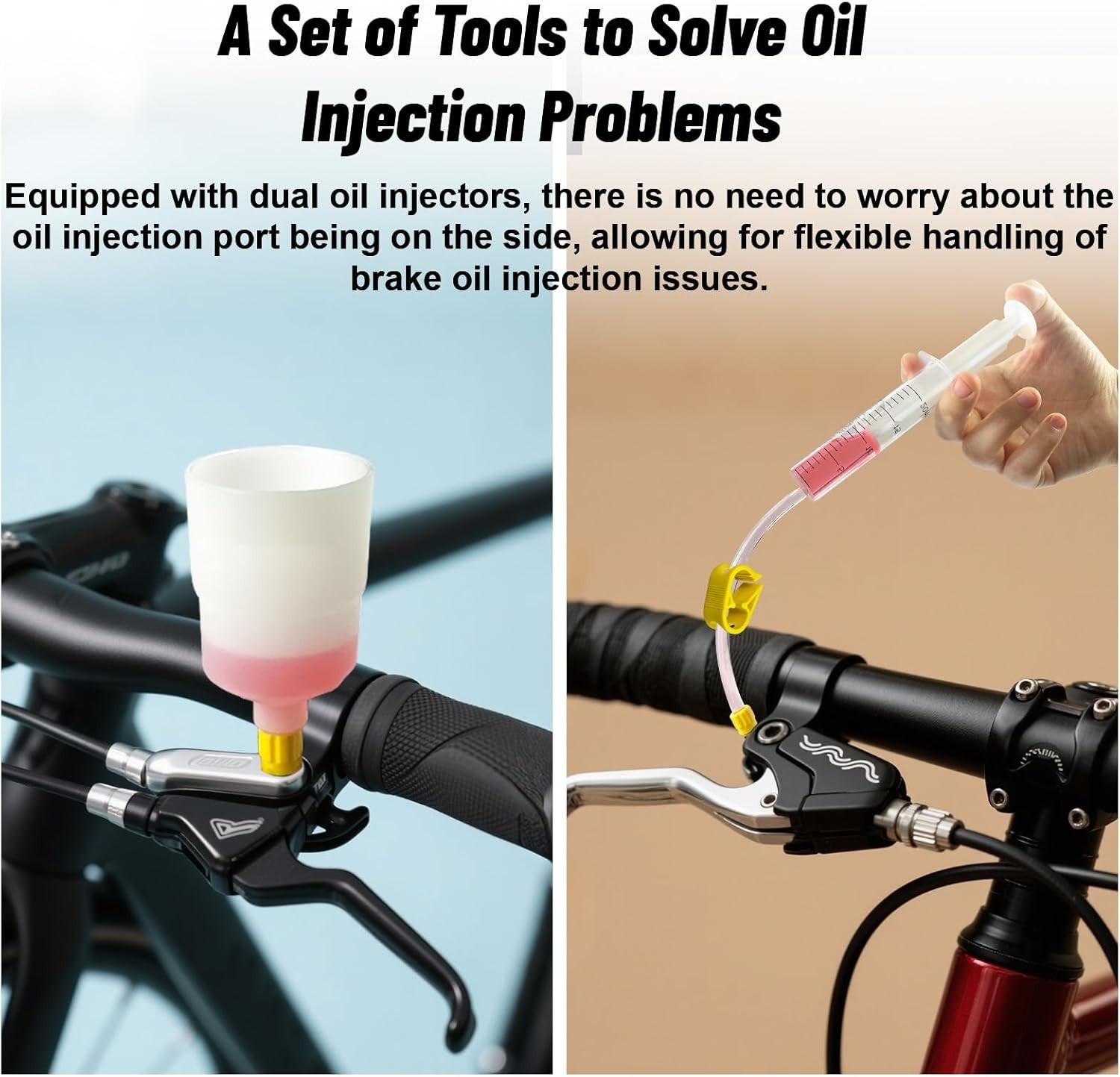 Bicycle Hydraulic Including 150ML Mineral Oil for Shimano,TEKTRO, TRP Hydraul…