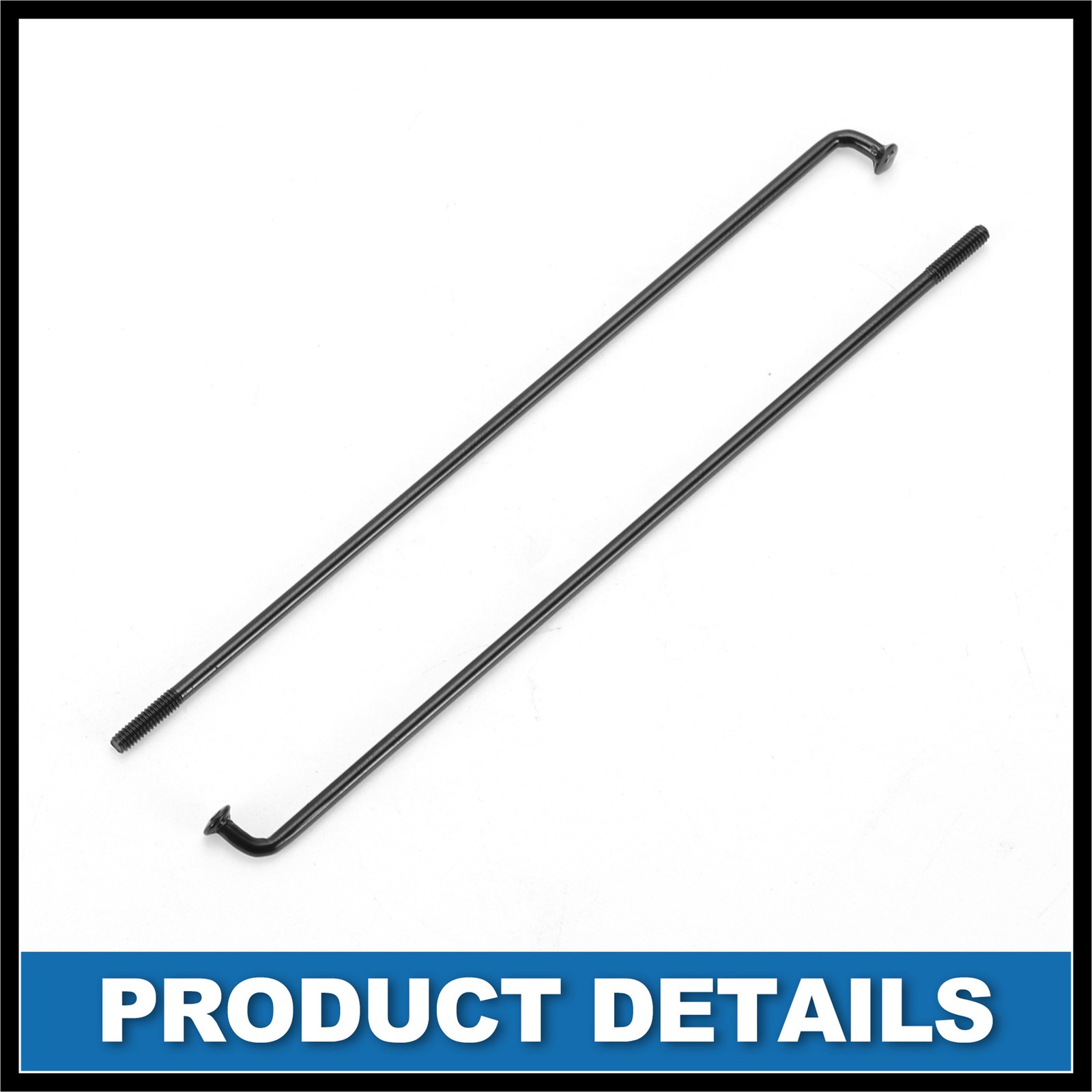 Bike Bicycle Spoke 14G 130MM Mountain Bike Spokes steel Black 36Pcs