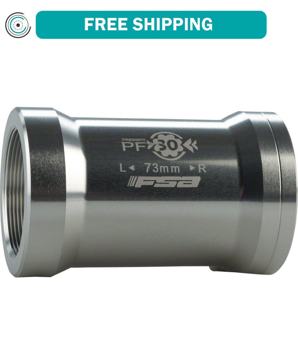FSA PF30 Press Fit to 73mm English Threaded Adaptor Converter with Loctite