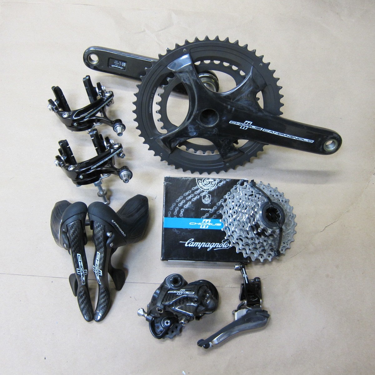 Campagnolo Chorus 11 Speed Mechanical Rim Brake Groupset – Low Mileage VGC