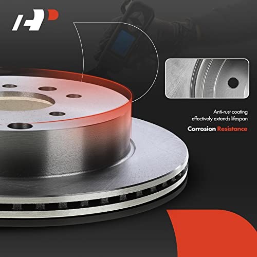 10.83 Inch (275mm) Disc Brake Rotors, 2-Pack | Compatible with Front Vented