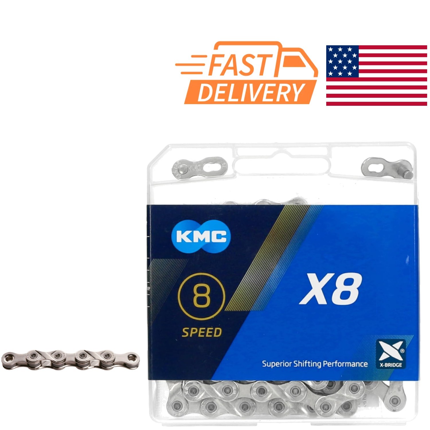 High Quality Cycling Chain with Bulls Eye Pin Riveting Technology for Durability