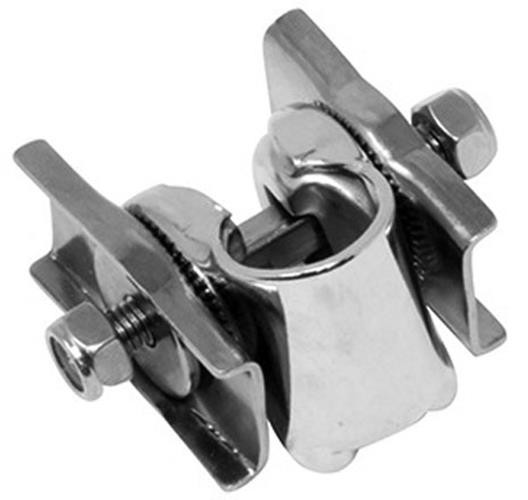 Universal Bike Bicycle Saddle Clamp for Cruiser, M.T.B. Fixie Road Bikes Chrome