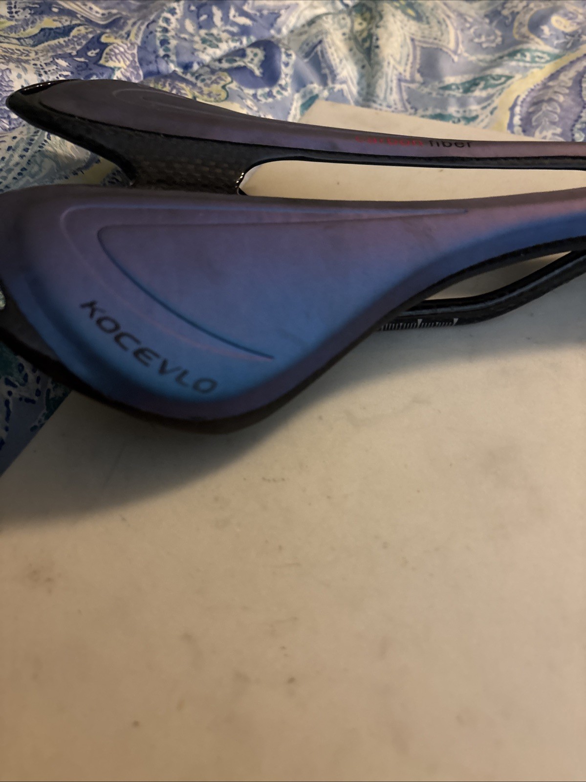 Kocevlo 3D Printed Carbon Saddle Road Bike 143mm 140 Grams