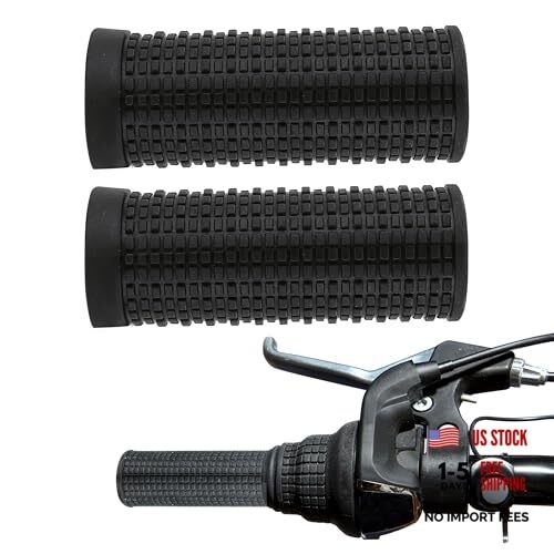 1 Pair MTB Bike Short Handlebar Grips 20x74mm/0.78×2.91inch, Bar Twist Cover