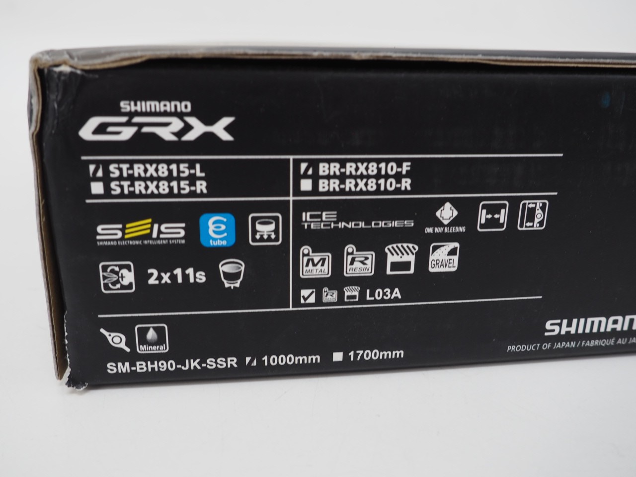 New! Shimano GRX Di2 Shift Lever Brake Set ST-RX815-L BR-RX810-F 2×11 Speed