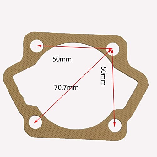 2pcs 100cc Cylinder Bottom Gaskets for 2 Stroke Engine Motorized Bicycle