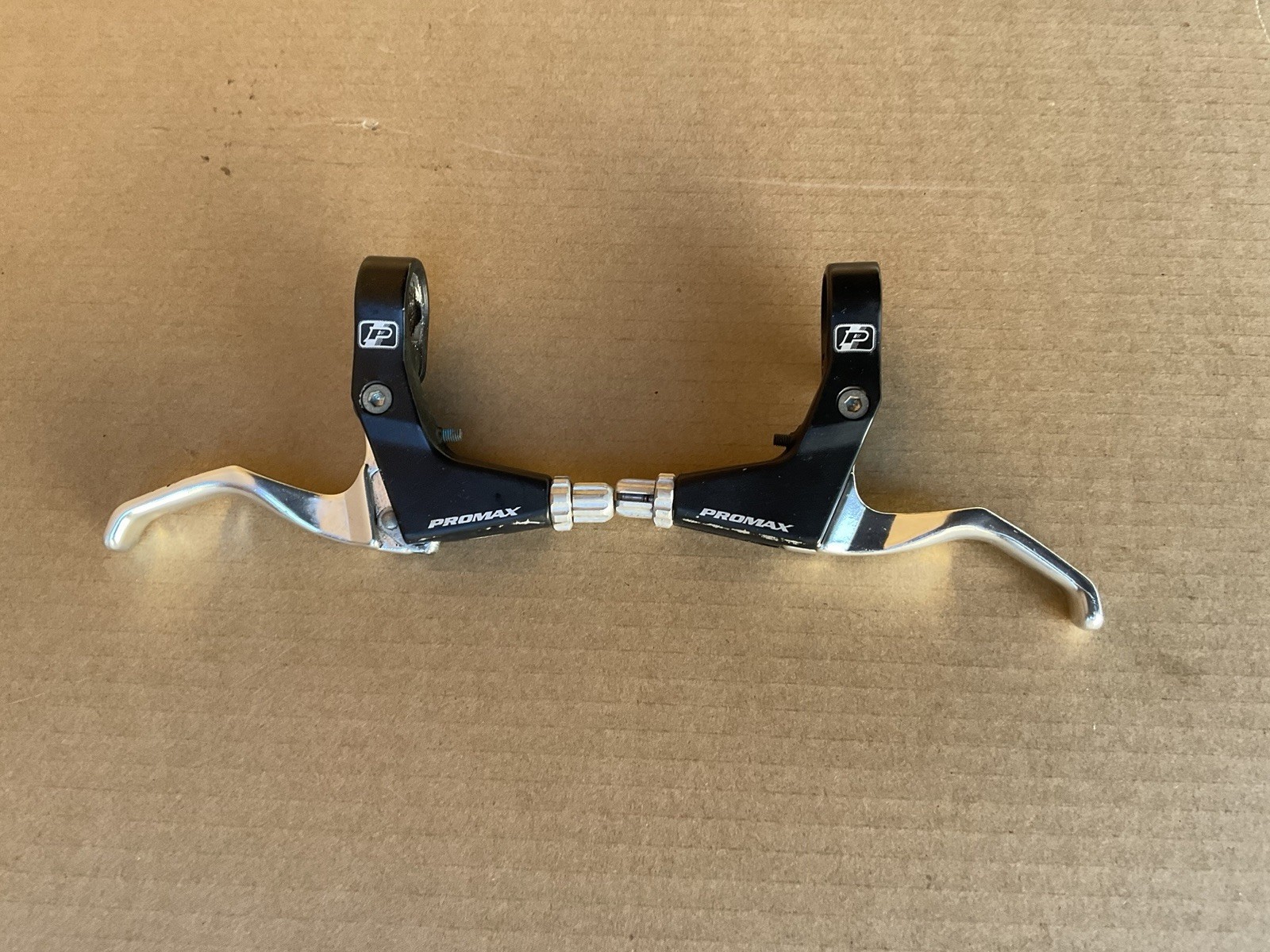 Promax Bicycle Brake Levers Pair Alloy MTB Bike Linear Pull V-Brake Set 22.2mm